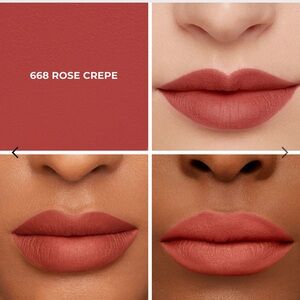 NEW! LAURA MERCIER caviar smoothing matte lipstick in 668 rose crepe